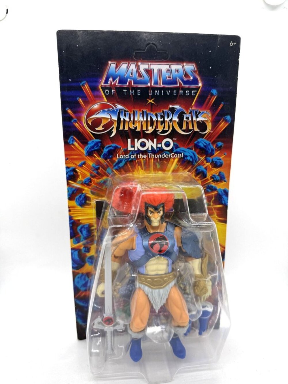 Masters Of The Universe X Thundercats Lion-O Action Figure 6+ With Comic Book